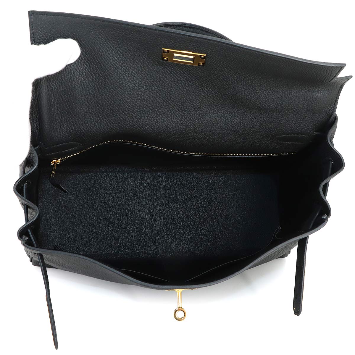Kelly 32 2way Hand Shoulder Bag Togo Black Purse