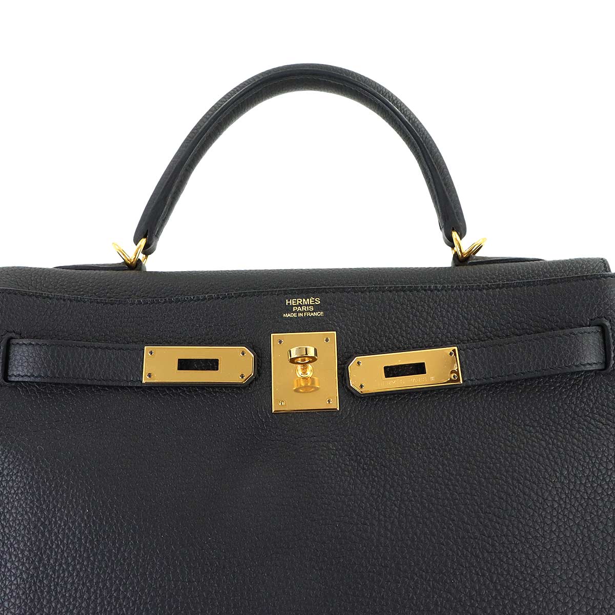 Kelly 32 2way Hand Shoulder Bag Togo Black Purse