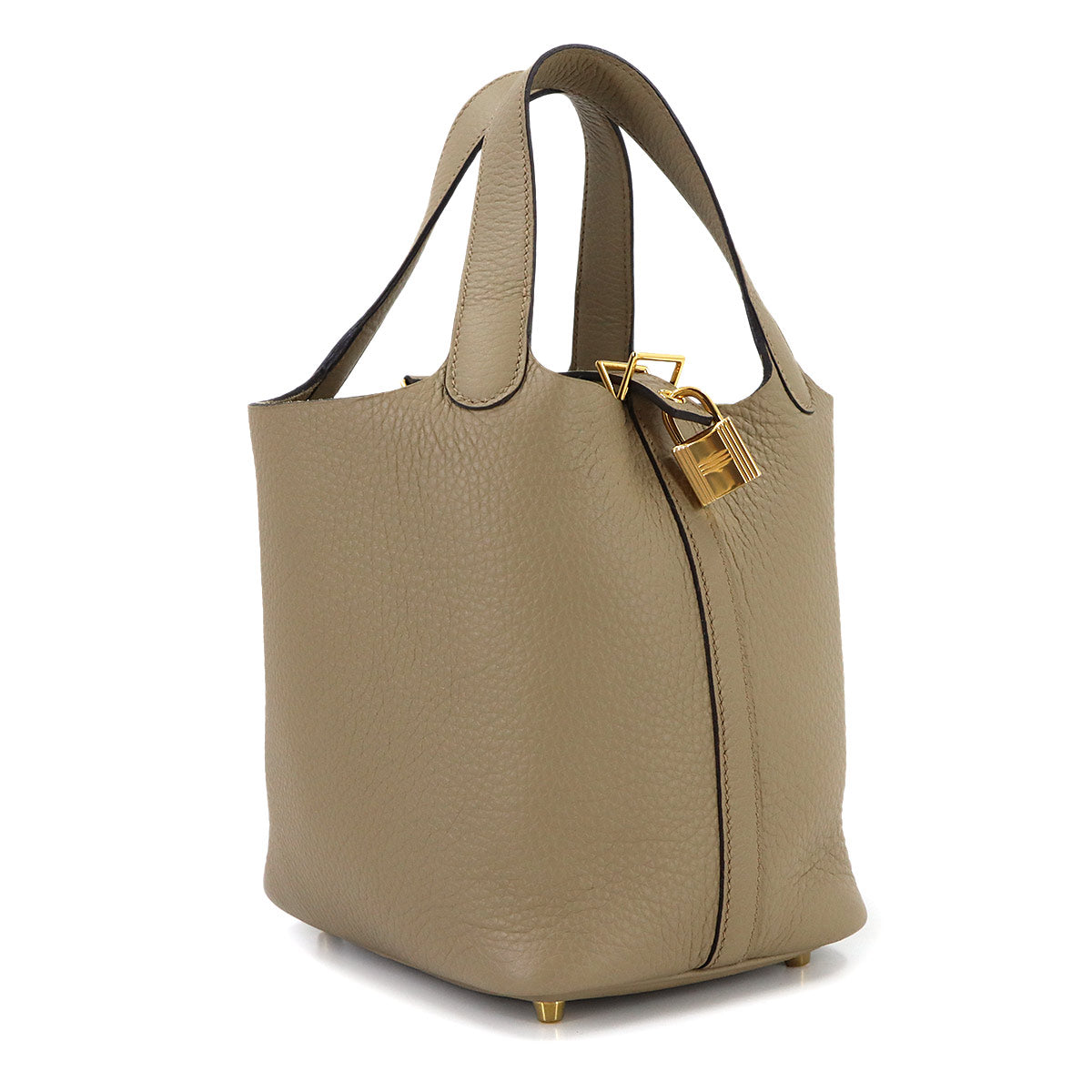 Picotin Lock PM Hand Bag Taurillon Clemence Trench Purse