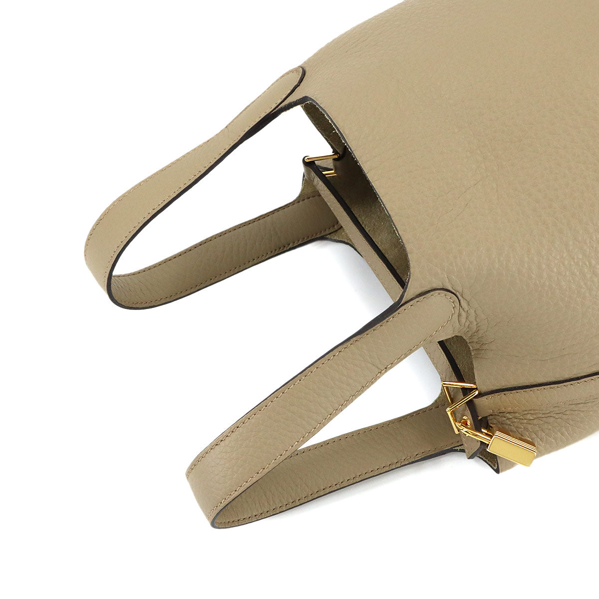 Picotin Lock PM Hand Bag Taurillon Clemence Trench Purse