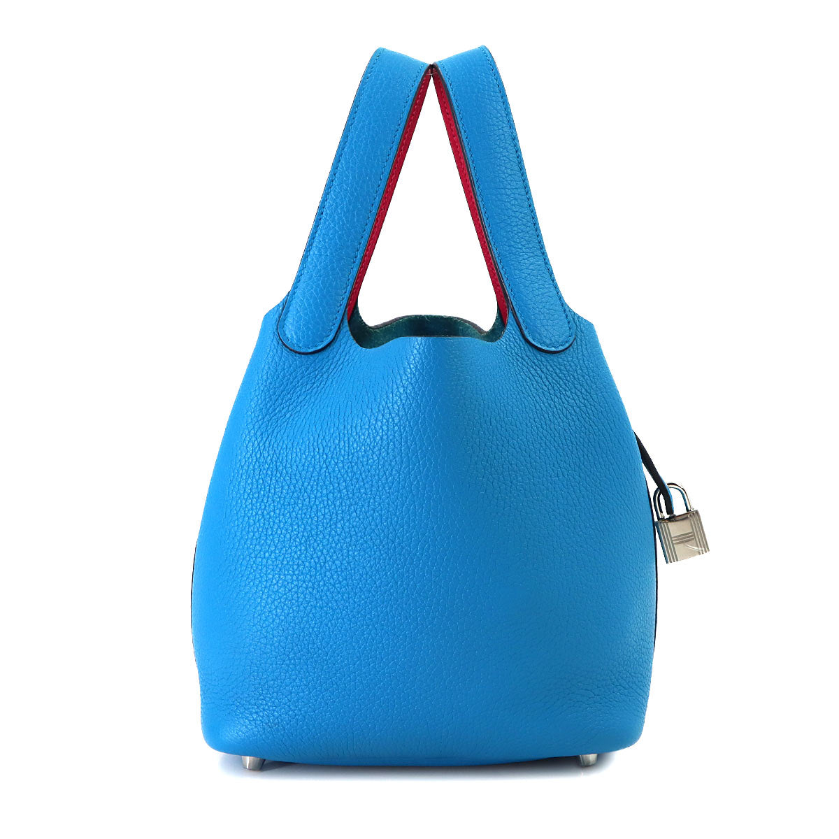 Picotin Lock Eclat PM Hand Bag Traurillon Clemence Blue Fride