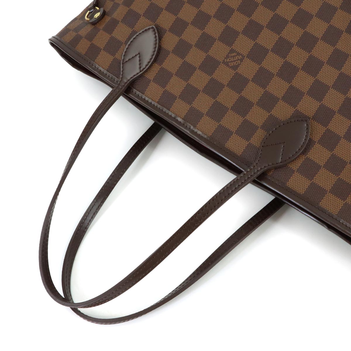 Damier Neverfull MM Tote Bag Ebene Cerise N51105 Purse