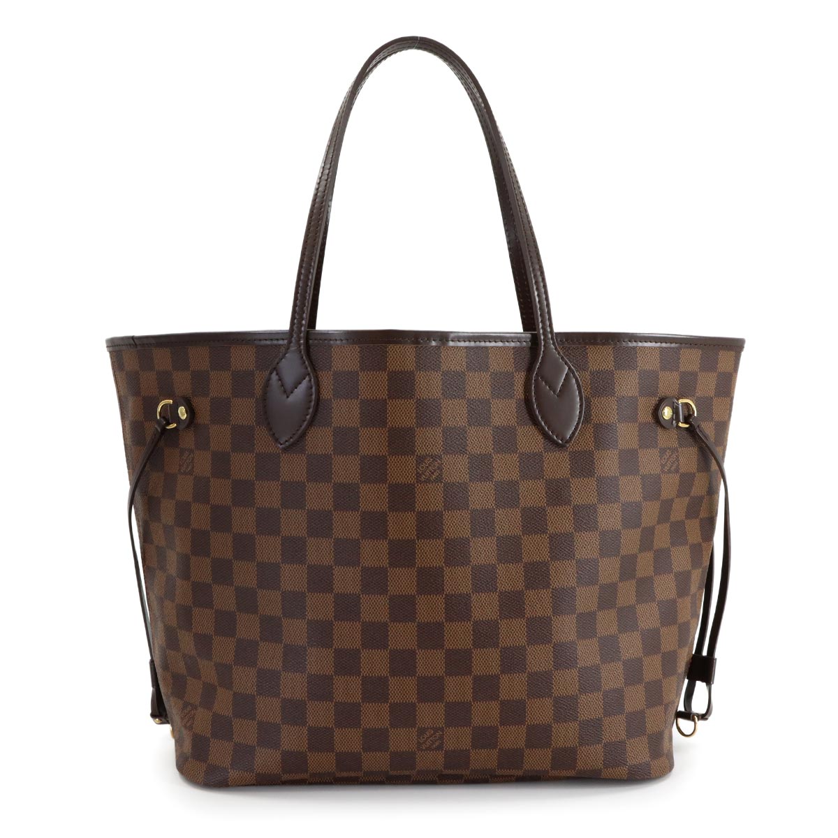 Damier Neverfull MM Tote Bag Ebene Cerise N51105 Purse