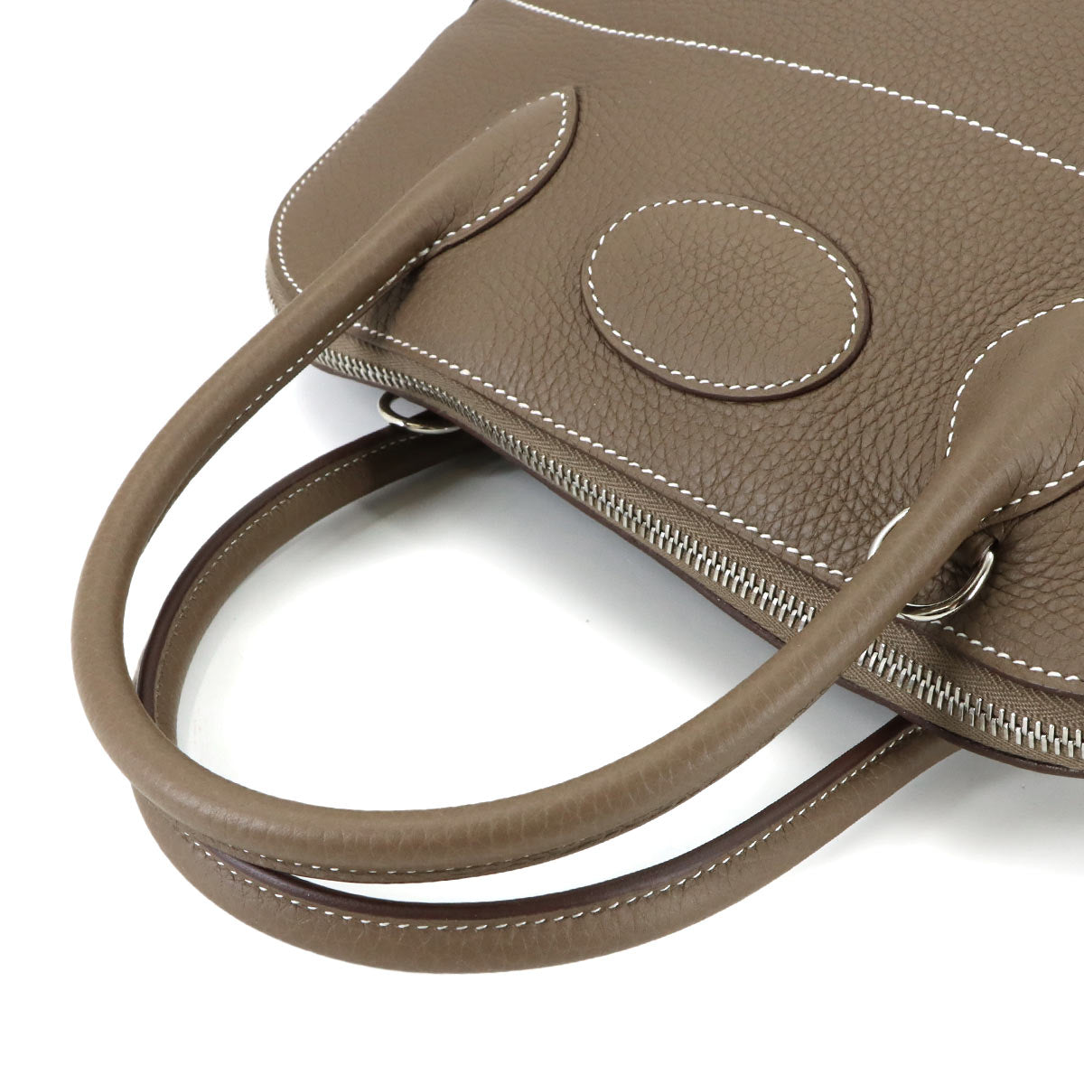 Bolide 31 2way Hand Shoulder Bag Taurillon Clemence Etoupe