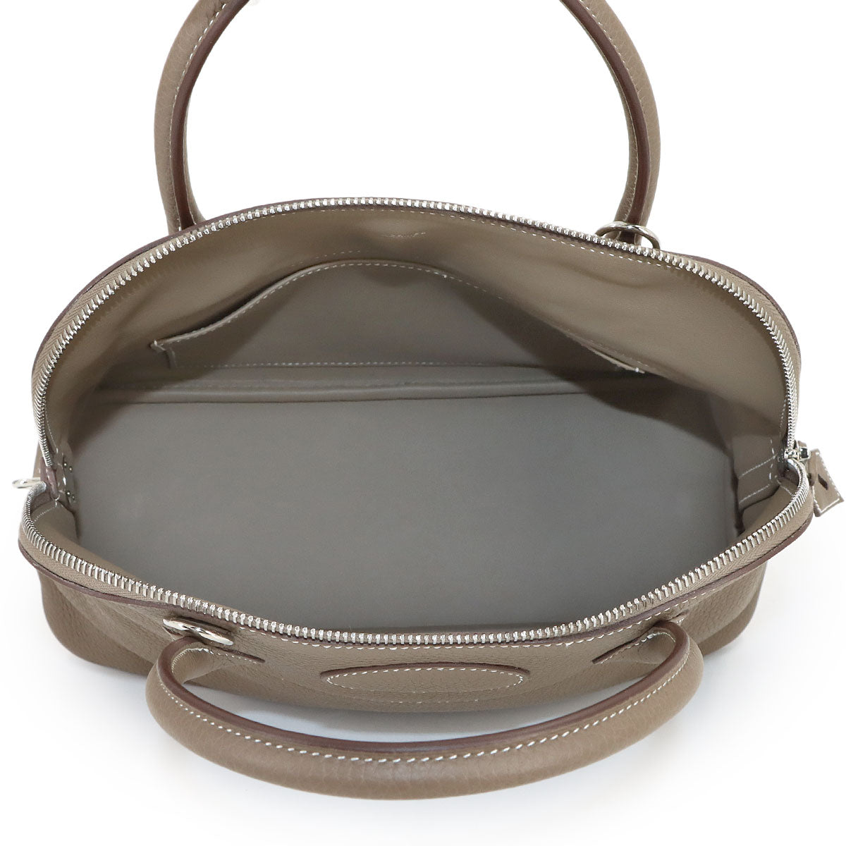 Bolide 31 2way Hand Shoulder Bag Taurillon Clemence Etoupe
