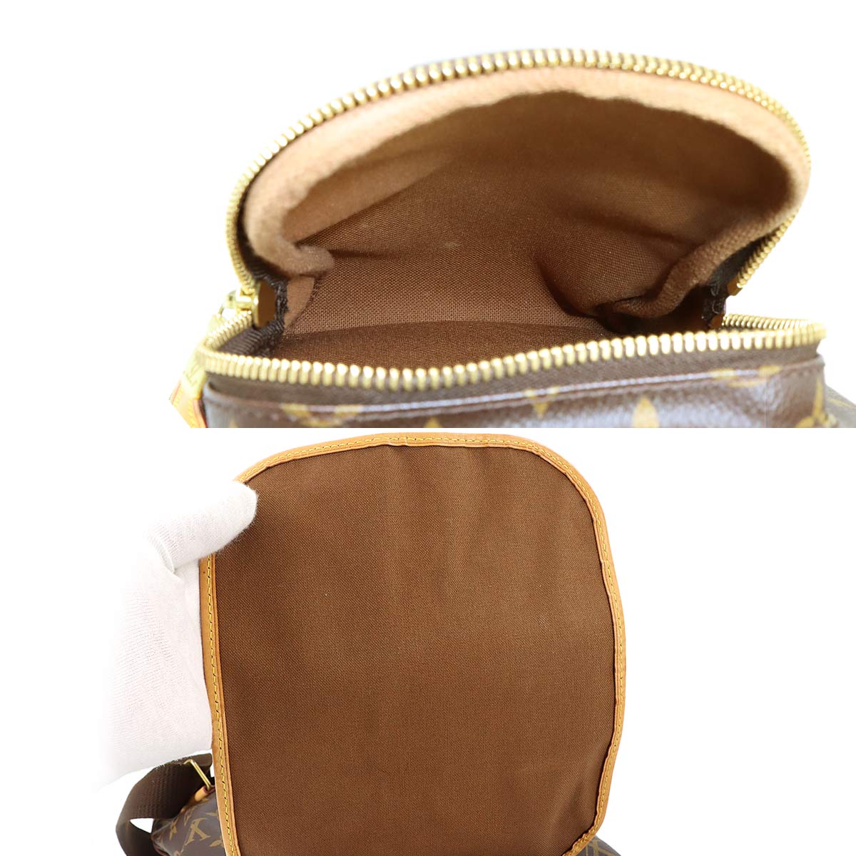Monogram Sac A Dos Bosphore Backpack Brown M40107 Purse