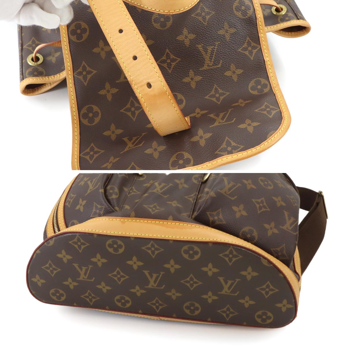 Monogram Sac A Dos Bosphore Backpack Brown M40107 Purse