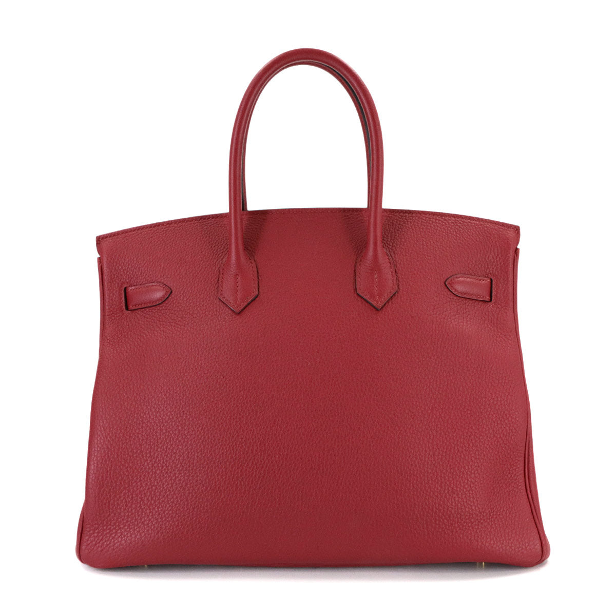 Birkin 35 Veau Togo Rouge Grenade Hand Bag Purse Red