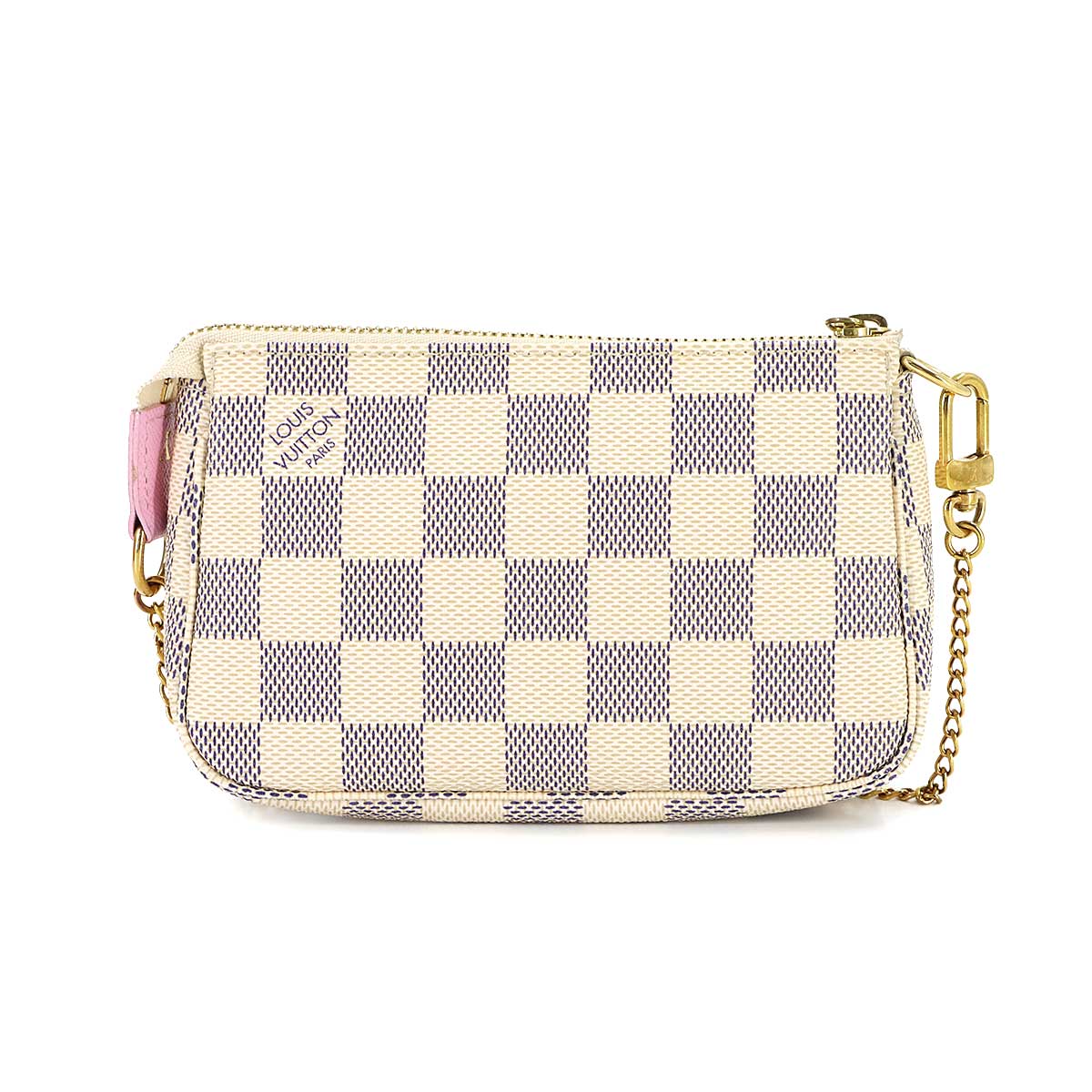 Damier Azur Mini Pochette Accessoires Hand Bag N41669