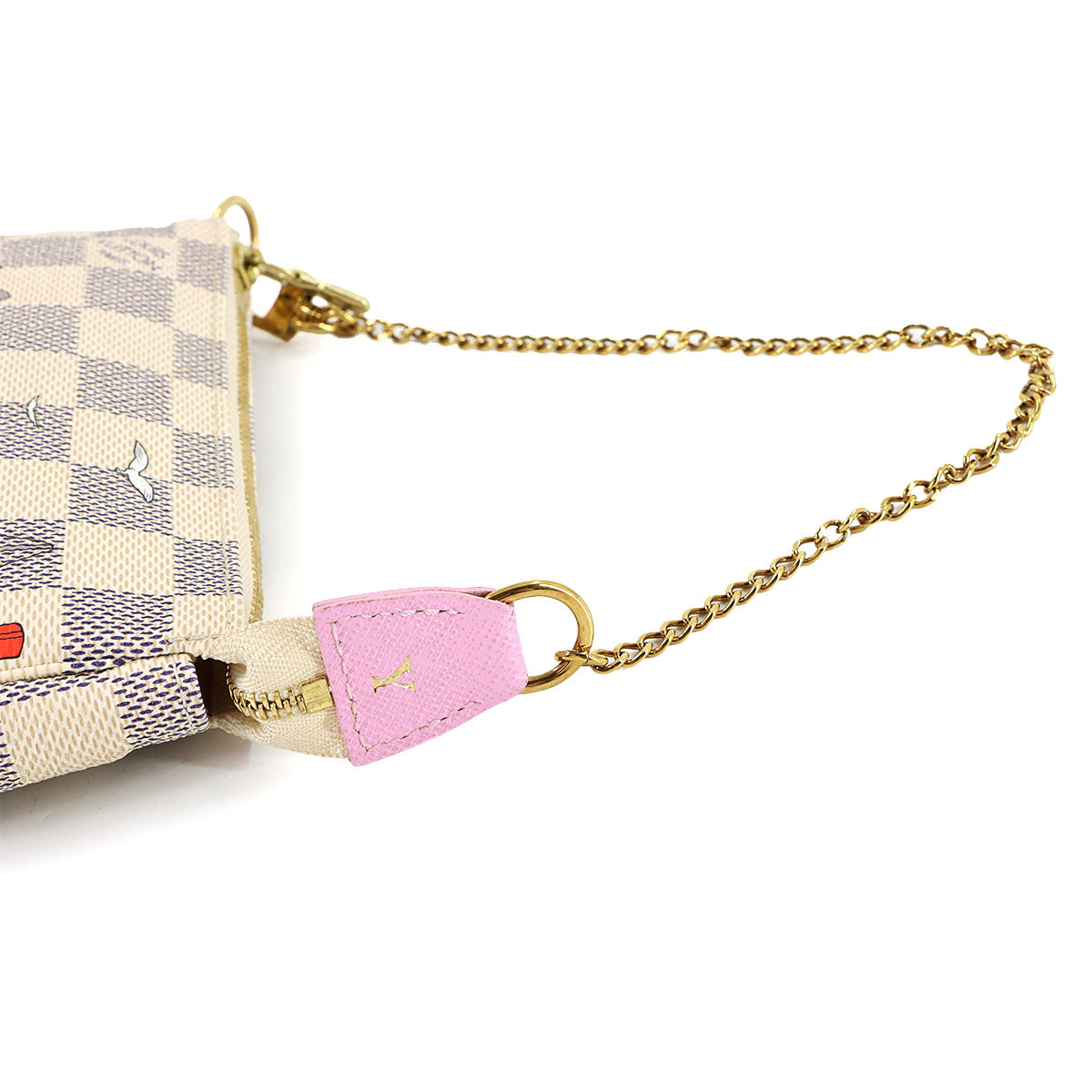 Damier Azur Mini Pochette Accessoires Hand Bag N41669