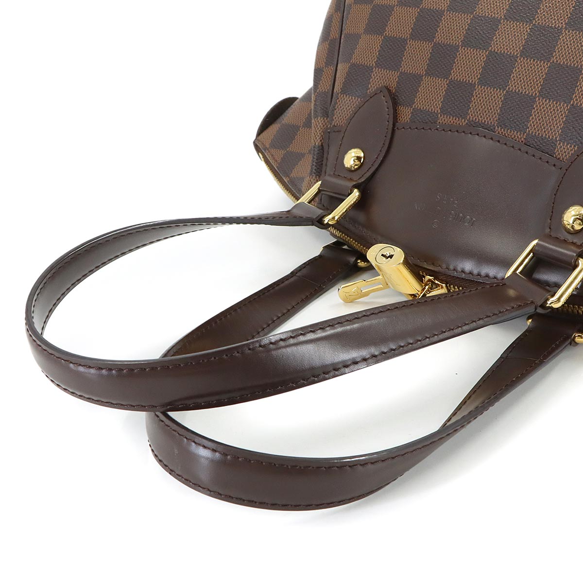 Damier Verona PM Hand Bag Ebene Brown N41117 Purse