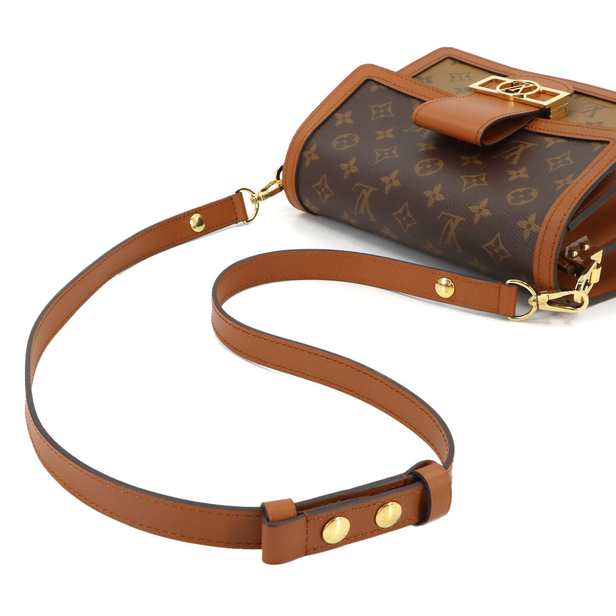 Monogram Reverse Dauphine Shoulder Bag M44391 Purse
