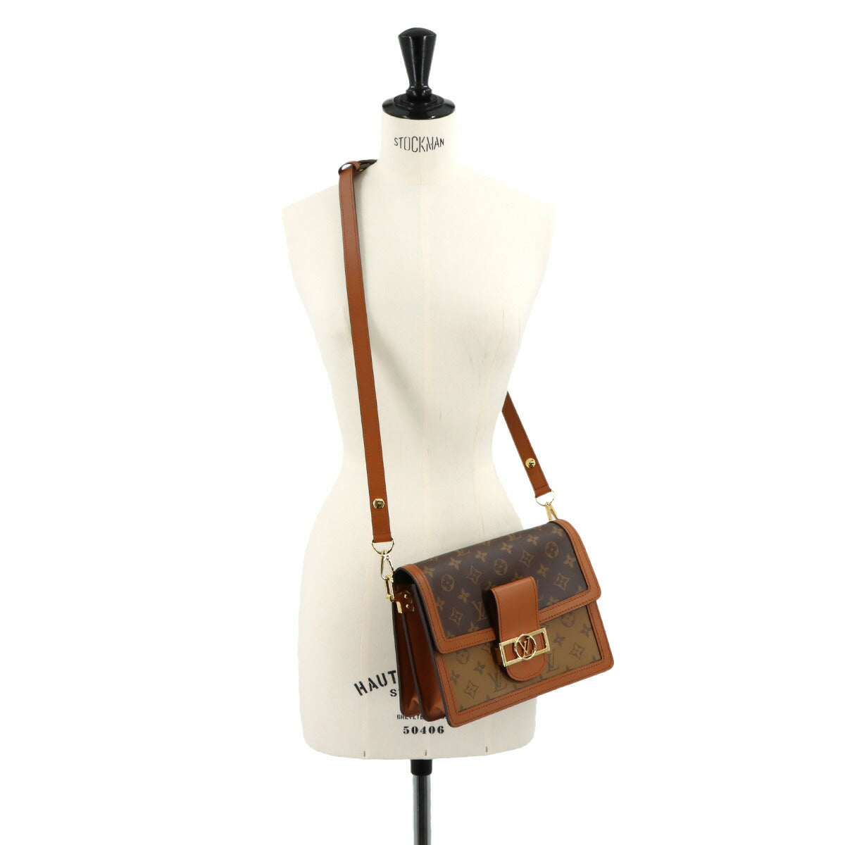 Monogram Reverse Dauphine Shoulder Bag M44391 Purse