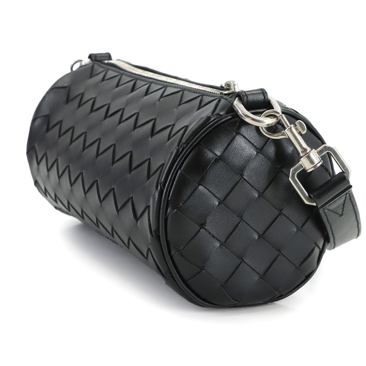 Intrecciato Barrel Mini Shoulder Bag Leather 777391