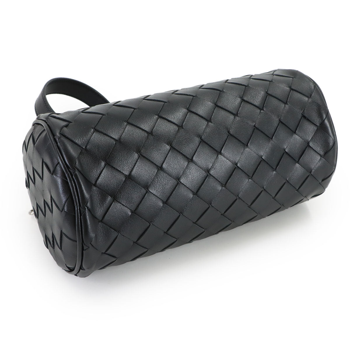 Intrecciato Barrel Mini Shoulder Bag Leather 777391