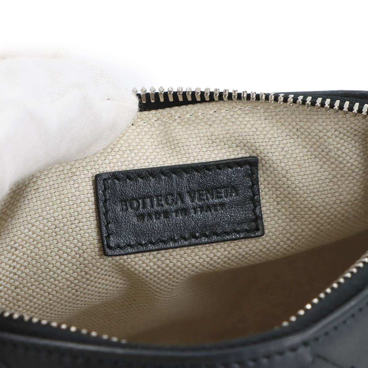 Intrecciato Barrel Mini Shoulder Bag Leather 777391