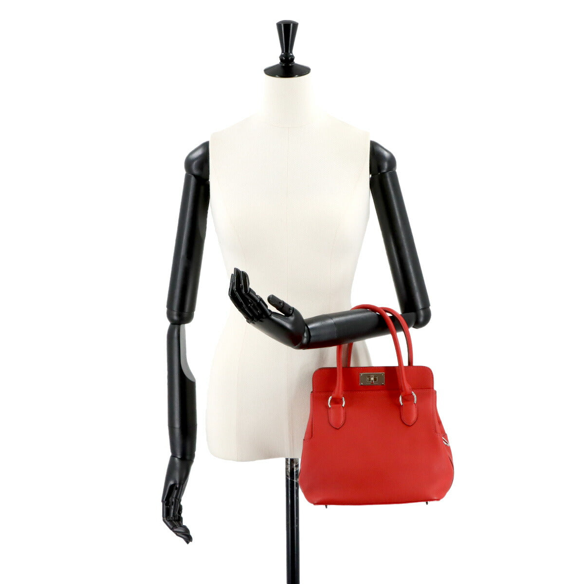 Toolbox 20 2way Hand Shoulder Bag Swift Rouge tomate