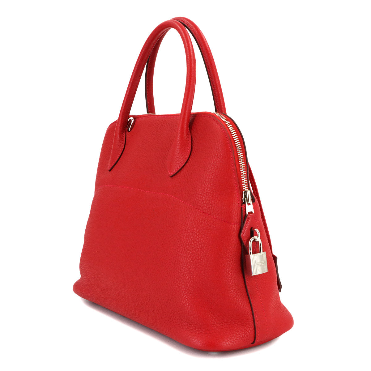 Bolide 31 Hand Shoulder Bag Taurillon Clemence Rouge Casaque