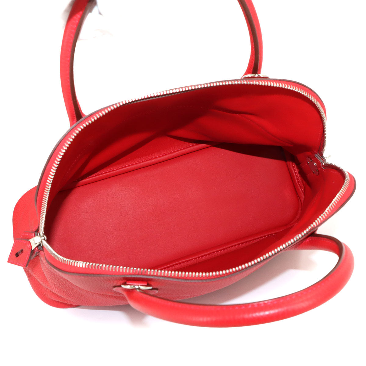 Bolide 31 Hand Shoulder Bag Taurillon Clemence Rouge Casaque