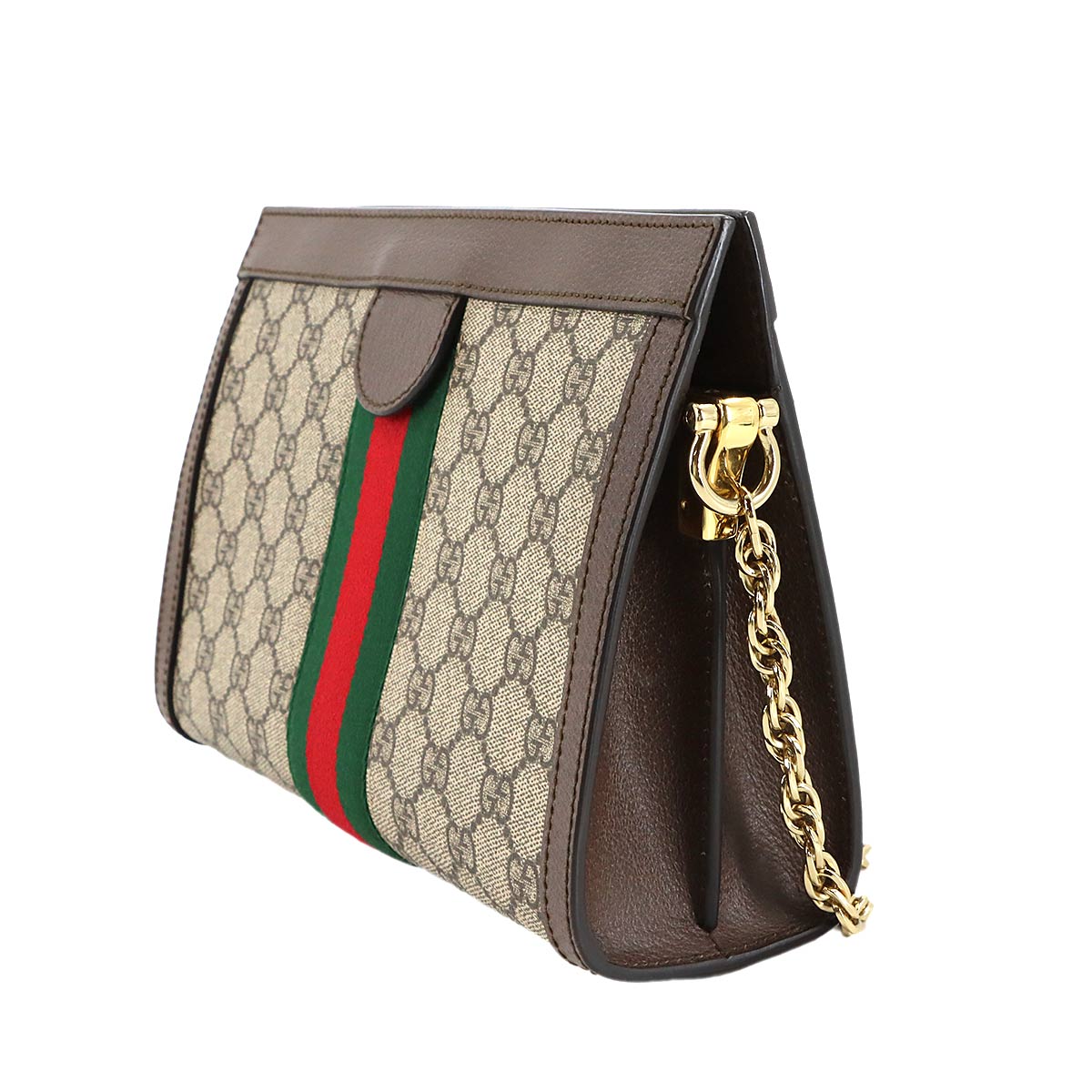 Ophidia Small Shoulder Bag GG Supreme Leather 503877