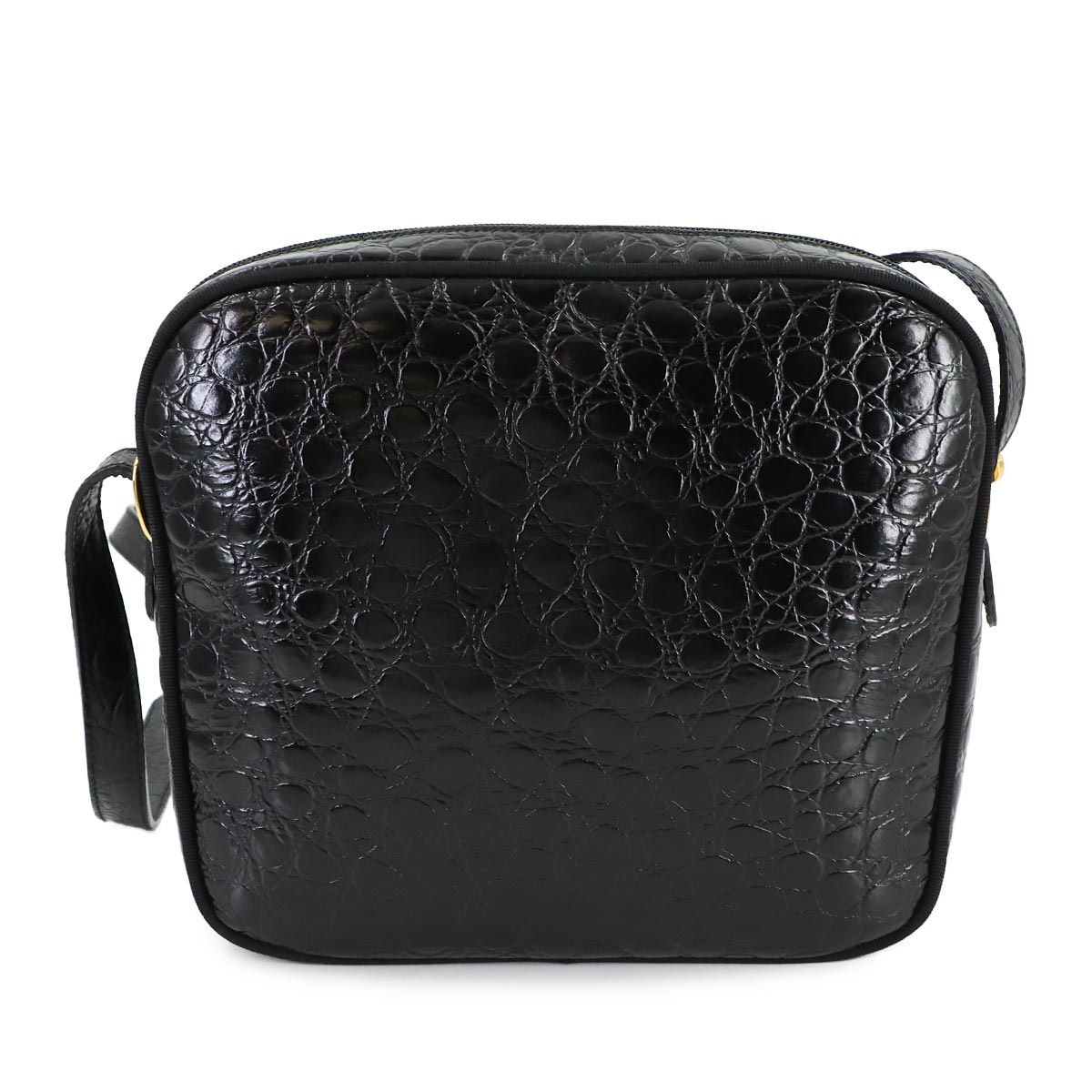 Vara Ribbon Shoulder Bag Leather Black