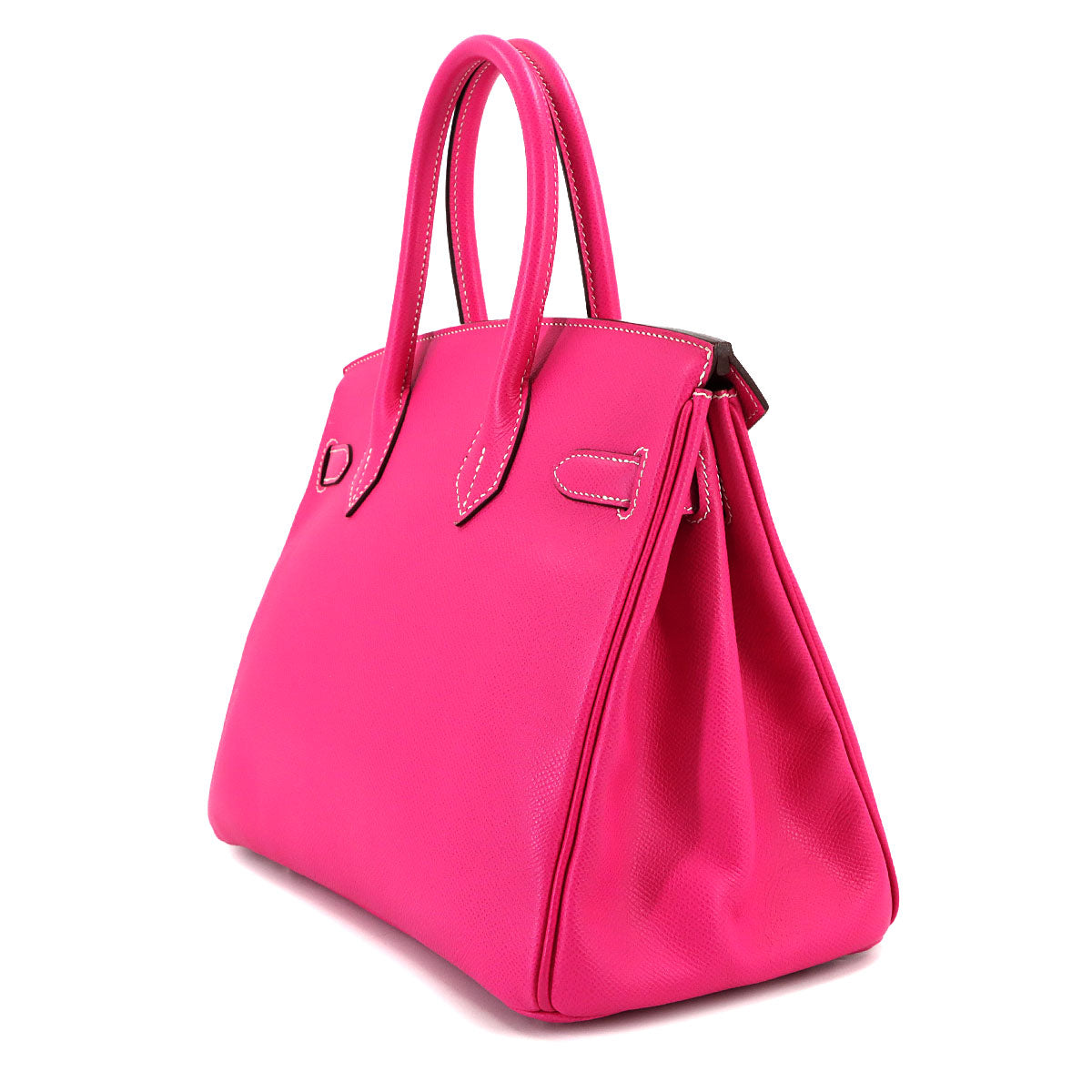 Candy Birkin 30 Epsom Rose Tyrien Ruby Hand Bag Purse Pink