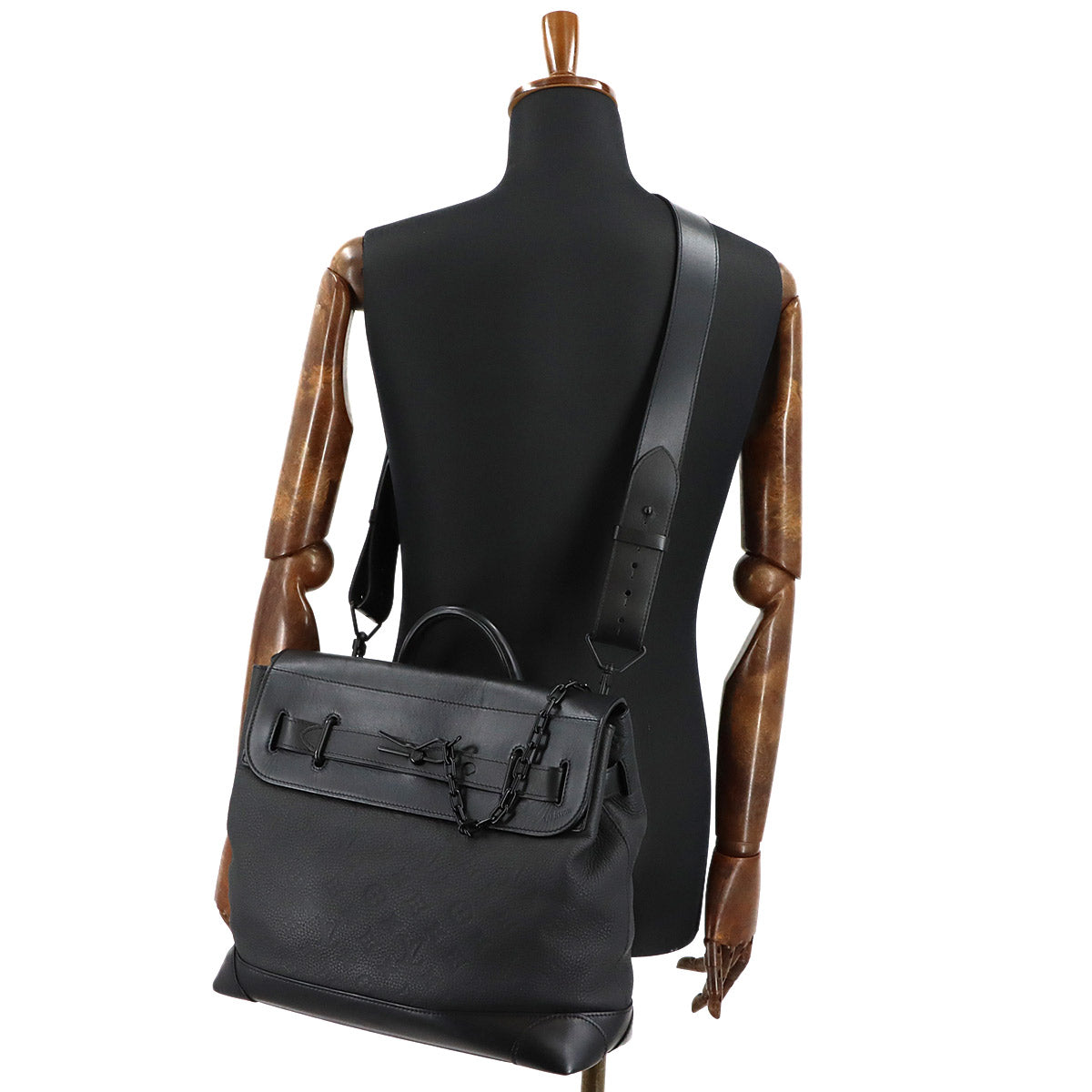 Monogram Taurillon Steamer PM Hand Shoulder Bag M55701