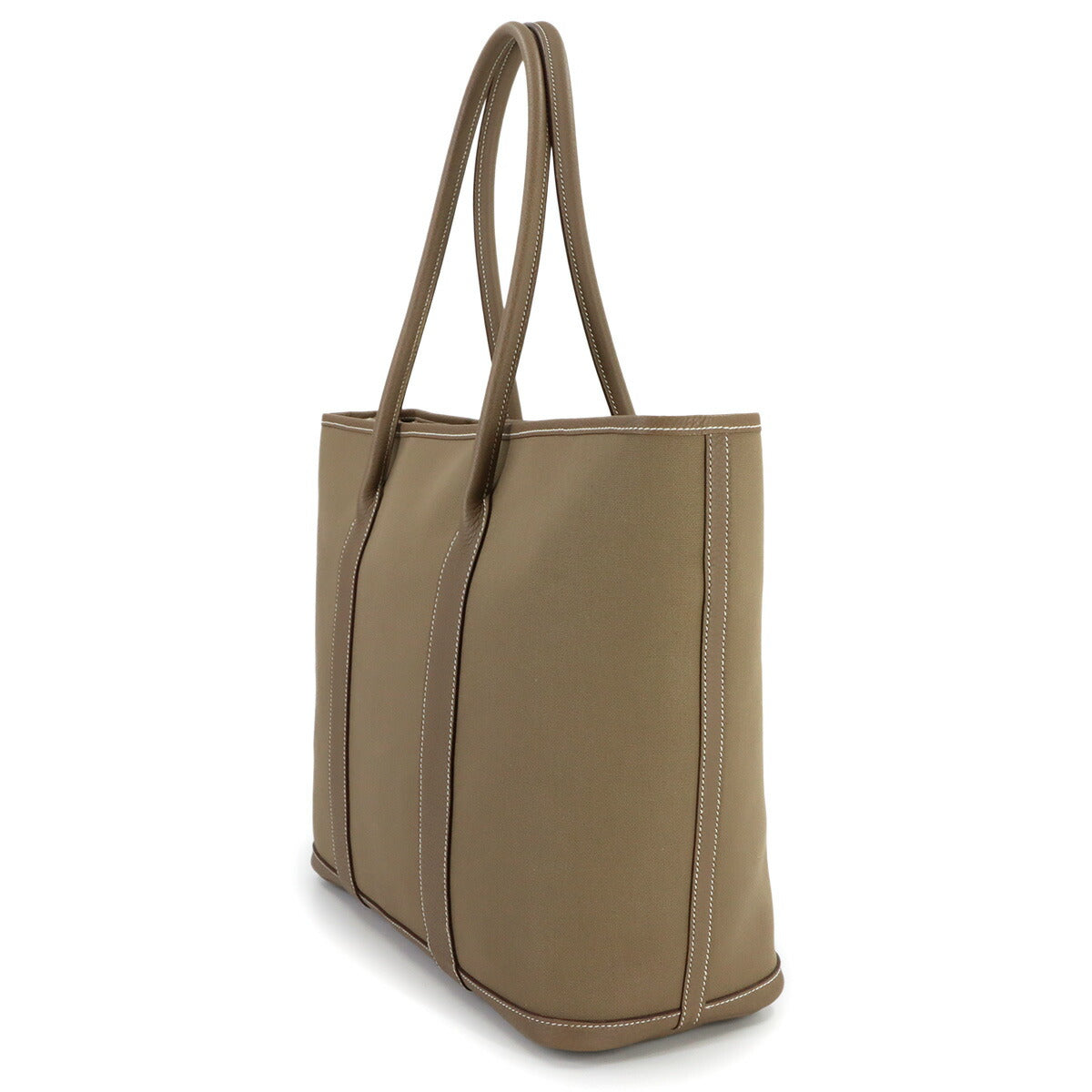 Garden Zip MM Tote Bag Toile Officier Negonda Beige Purse