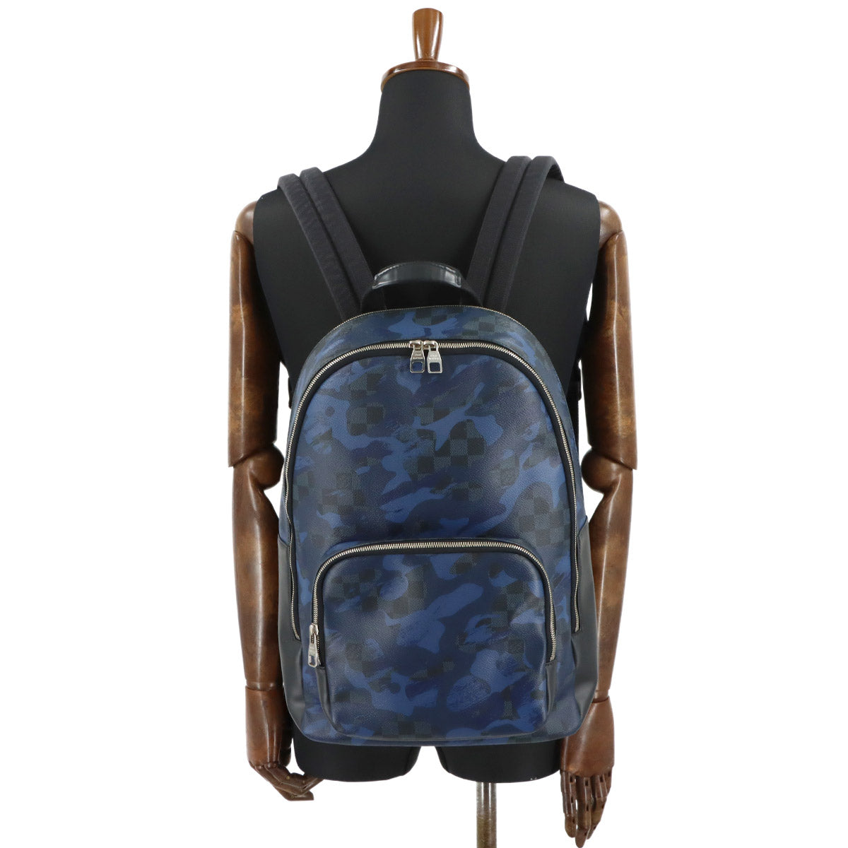Damier Cobalt Andy Backpack Blue N41510 Purse