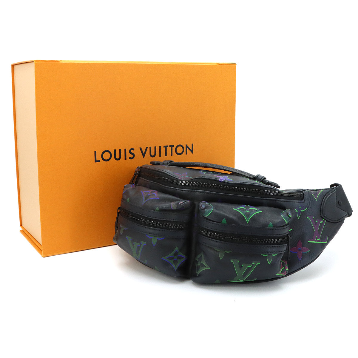 Monogram Spotlight Comet BumBag Leather Black M22494