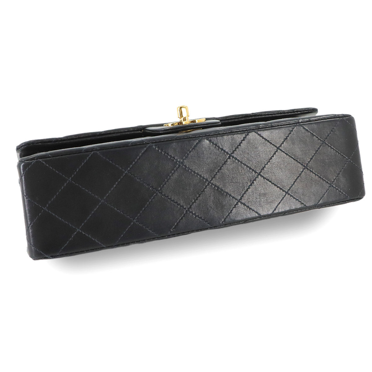 Matelasse 25 Chain Shoulder Bag Leather Black A01112 11.12
