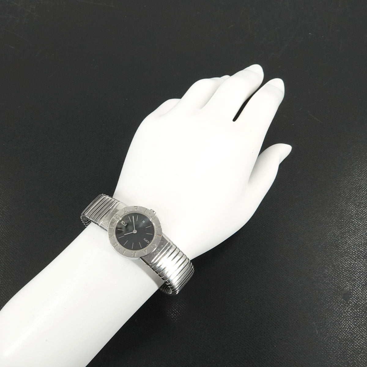 BVLGARIBVLGARI Tubogas BB262TS Quartz Black Dial Ladies