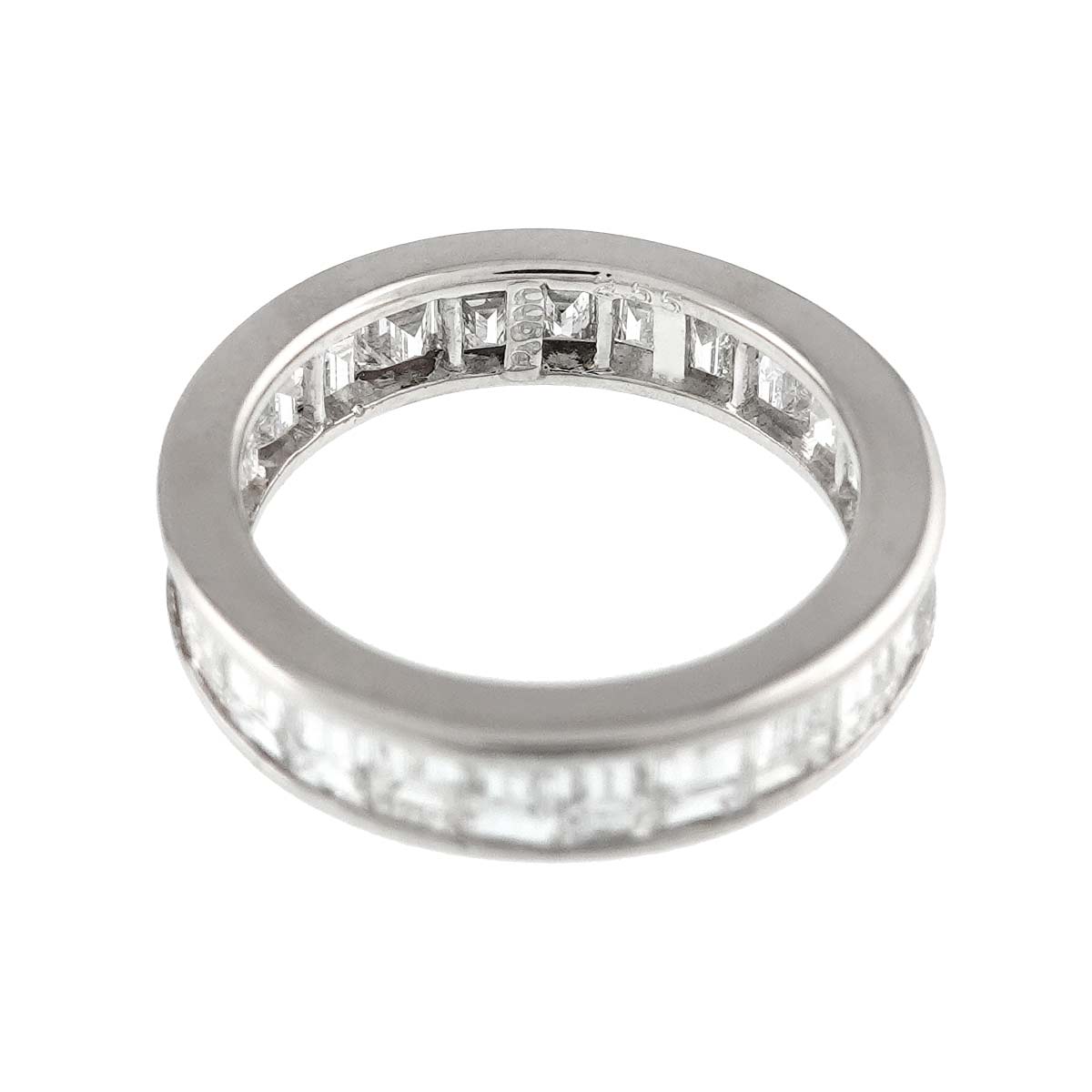Diamond 2.55ct Ring Pt Platinum size4-4.5(US)