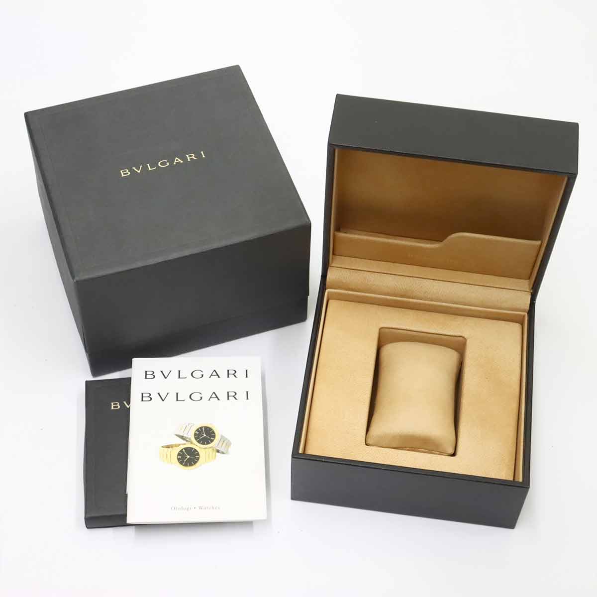 BVLGARIBVLGARI Tubogas BB191T Quartz K18YG K18WG K18PG Watch