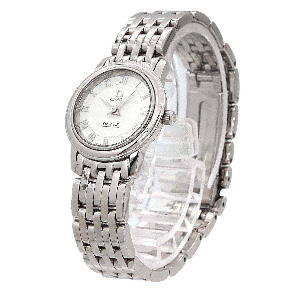 De Ville Prestige 4570.33 Quartz Silver Dial Ladies Watch