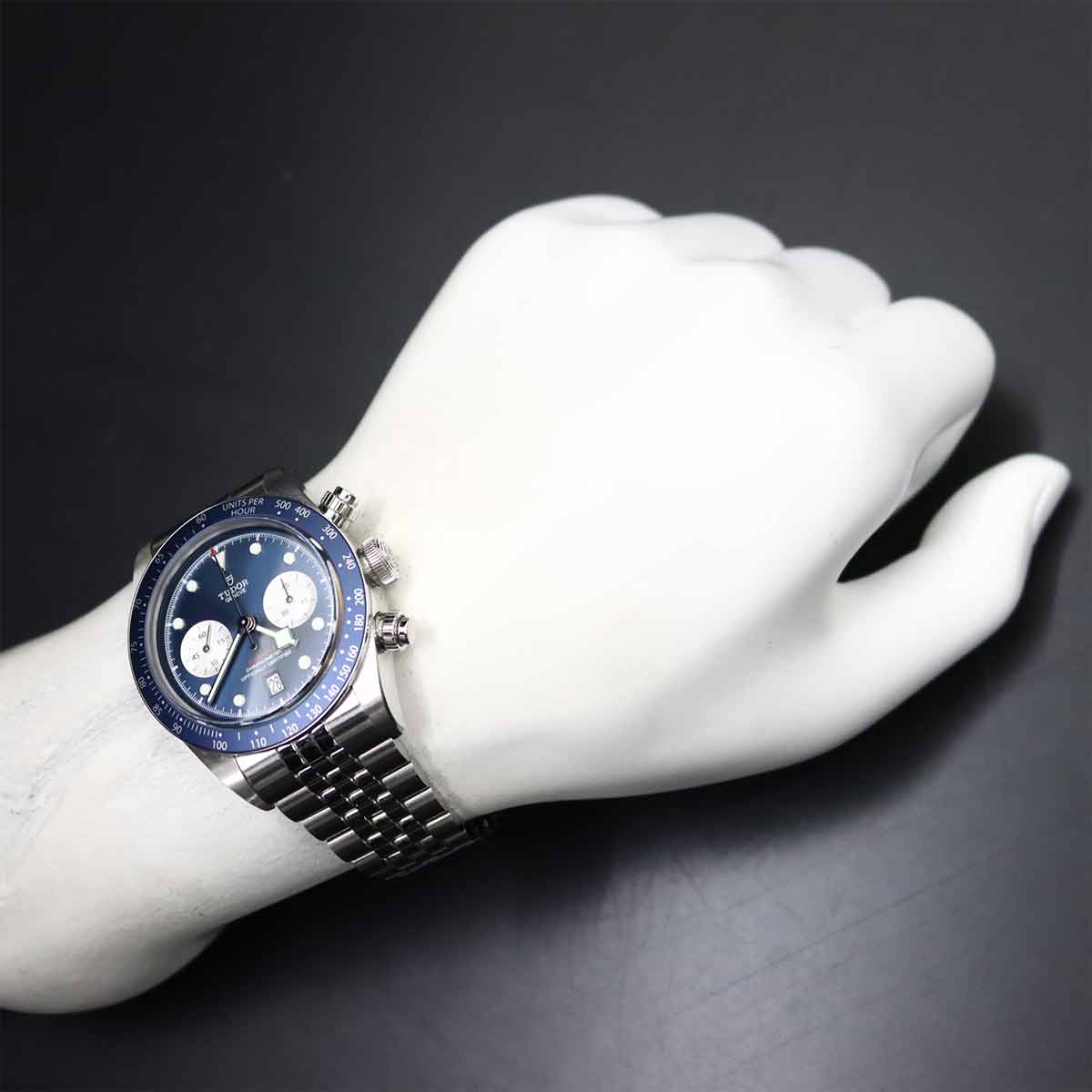 Black Bay Chronograph 79360B Automatic Blue Dial Mens Watch