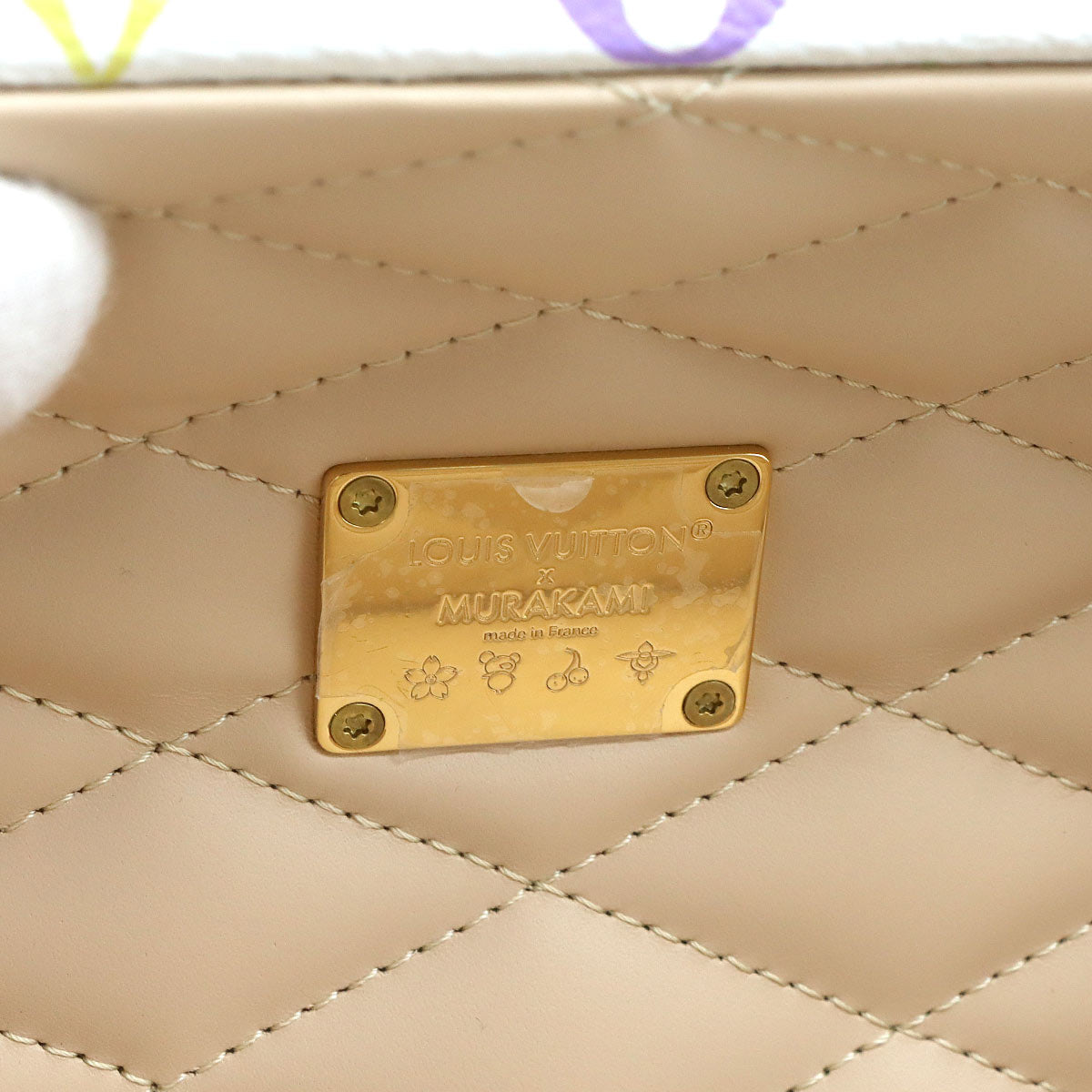 LV x TM Monogram Multicolor Speedy Trunk 20 Blanc M27833