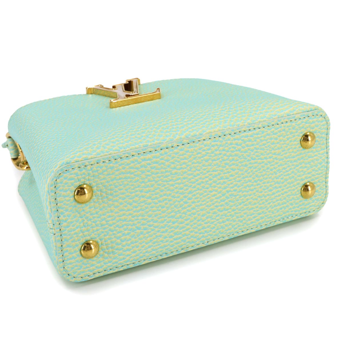 Capucines MINI Hand Shoulder Bag Leather Green M59850