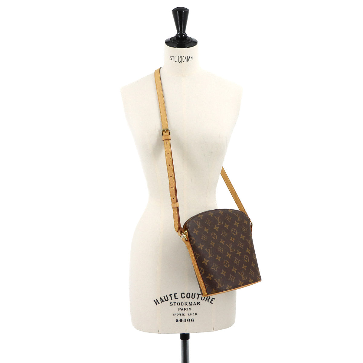 Monogram Drouot Shoulder Bag Brown M51290 Purse