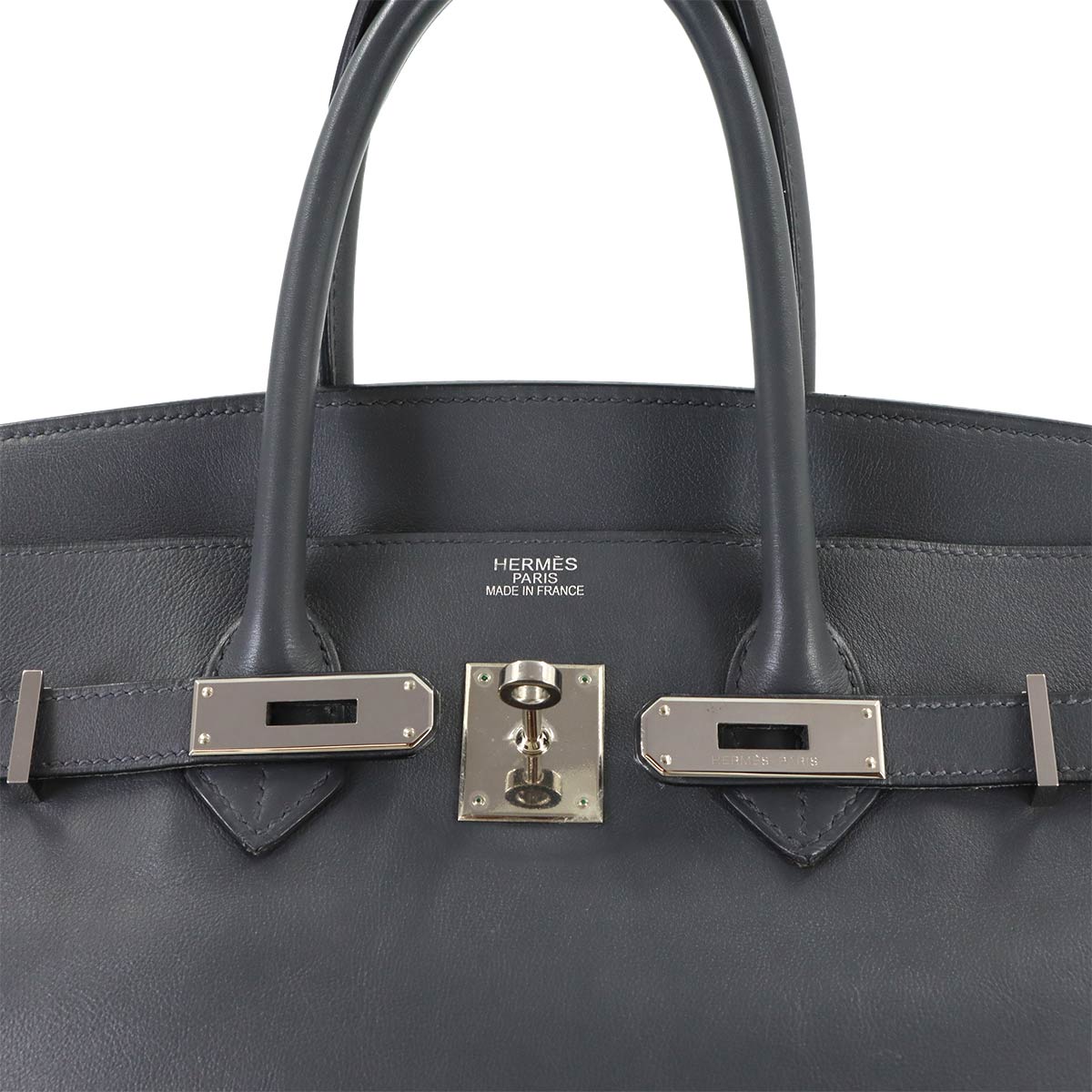 Birkin 35 Veau Swift Ardoise Hand Bag Purse