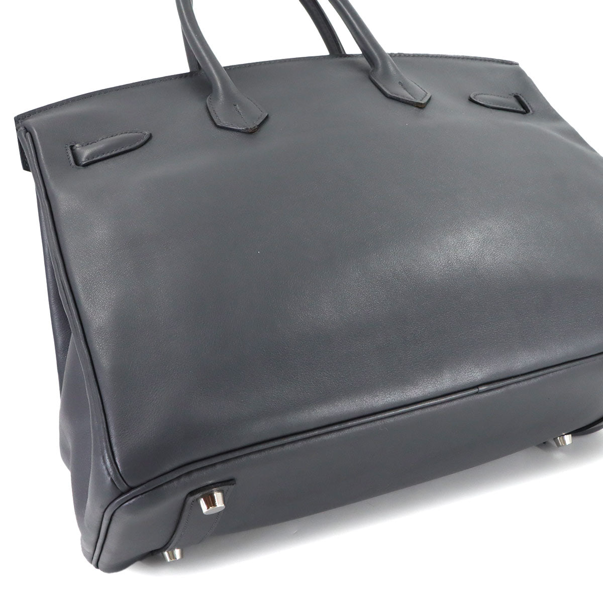 Birkin 35 Veau Swift Ardoise Hand Bag Purse