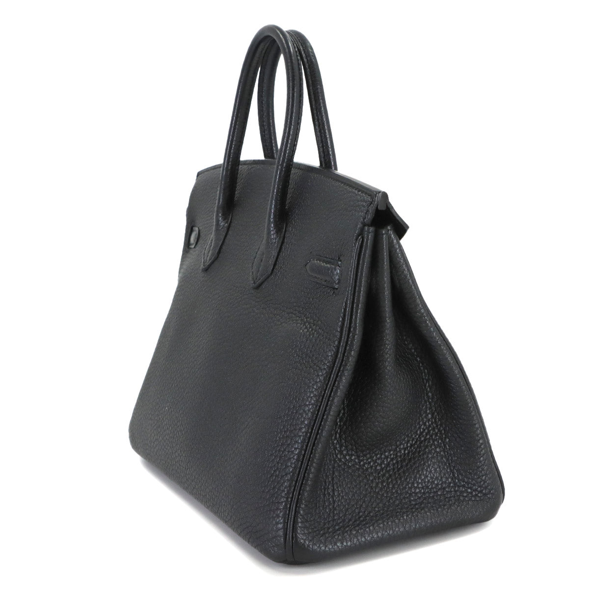 Birkin 25 Veau Togo Black Hand Bag Purse