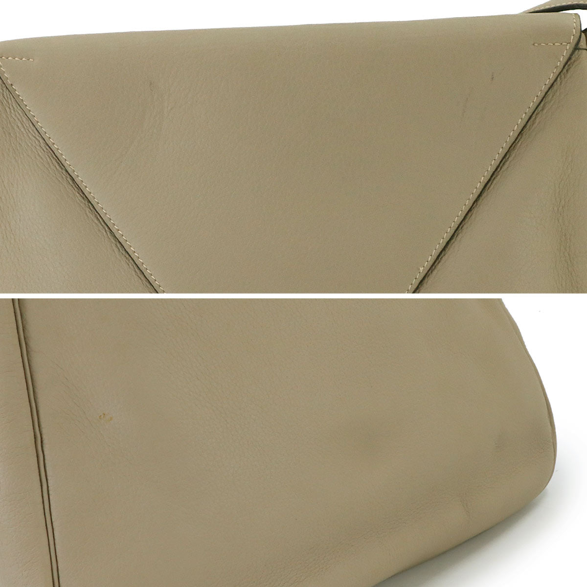 Christine Shoulder Bag Taurillon Clemence Gris tourterelle