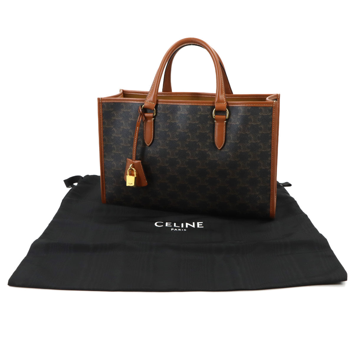 Triomphe Mini Horizontal Cabas Tote Bag 199742BZJ Purse