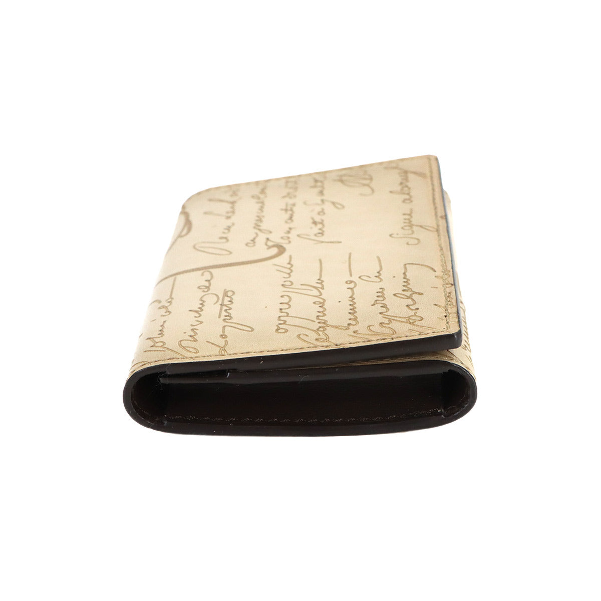 Calligraphy IMBUIA Card Case Holders Venezia Leather Beige