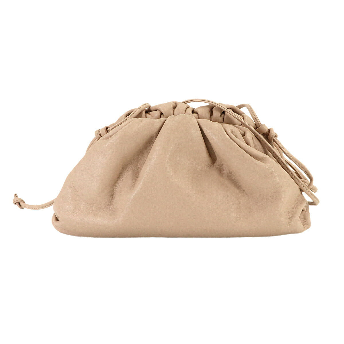 Mini The Pouch Shoulder Bag Leather Beige 585852 Purse