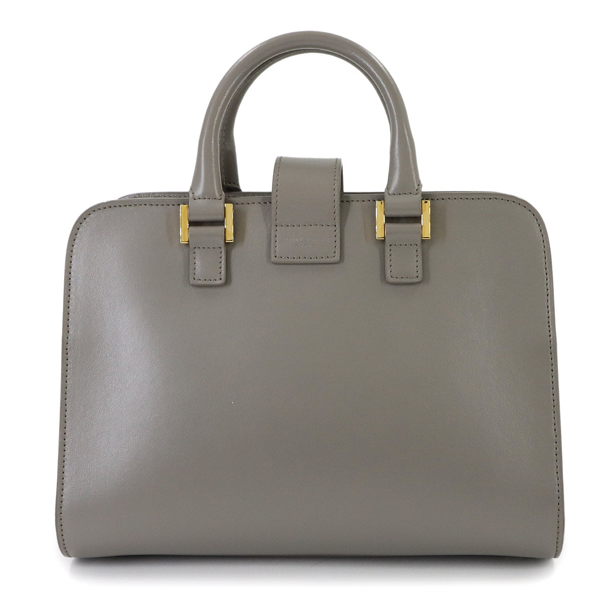 Baby Cabas Hand Shoulder Bag Leather Gray 568853