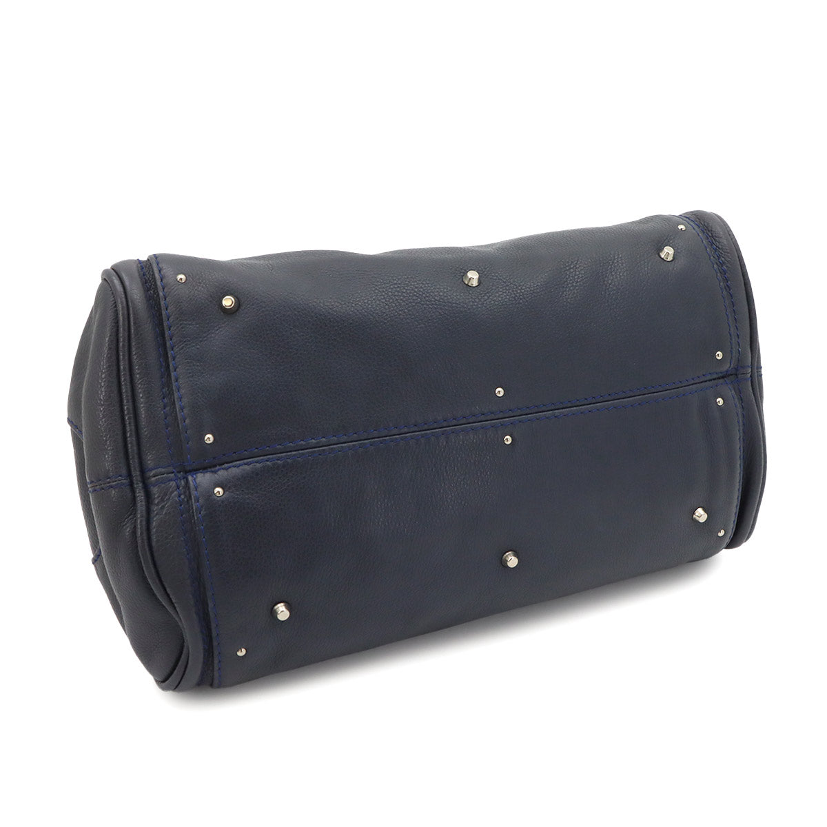Paddington Hand Bag Leather Navy Purse