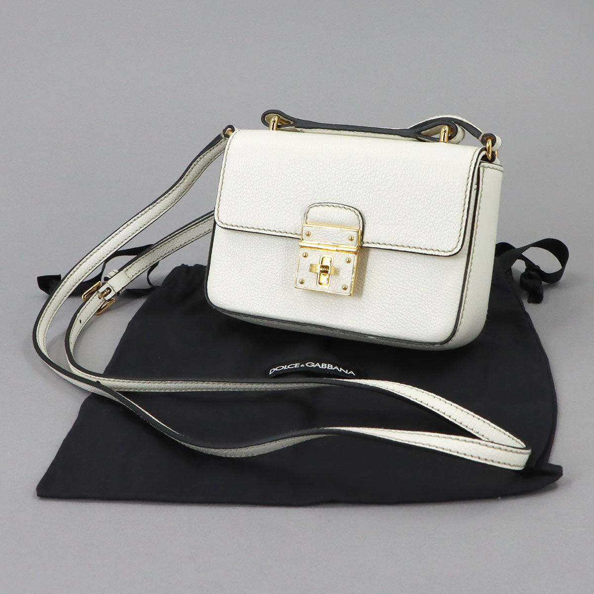 Rosalia Mini Top Handle Hand Shoulder Bag Leather White