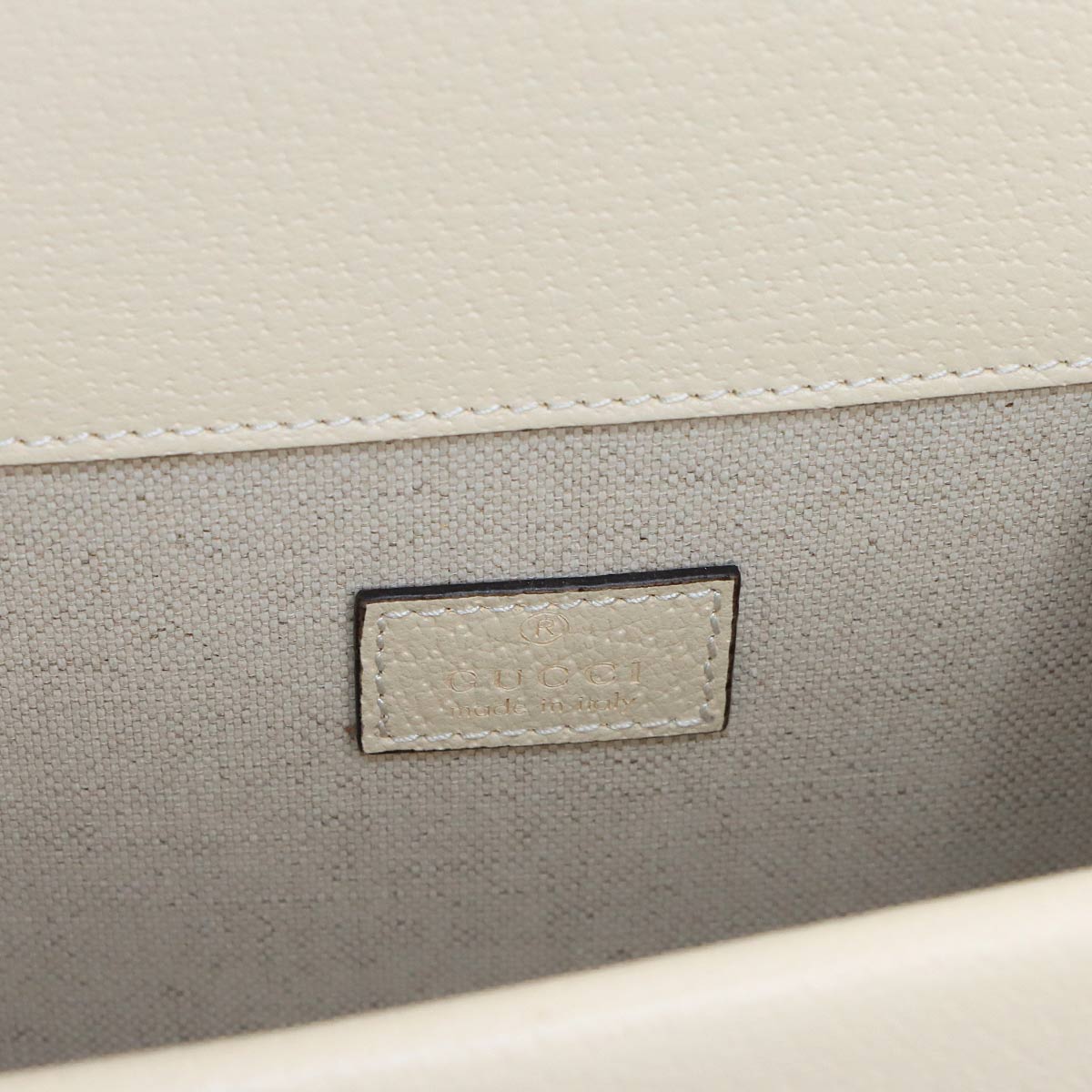 Dionysus Chain Shoulder Bag Leather White 421970